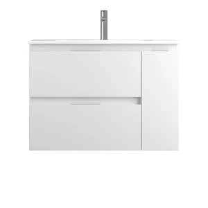 Mueble Suspendido KULA de 2 Cajones con 1 Puerta de Neutrum | 80 y 100cm | 10 Acabados