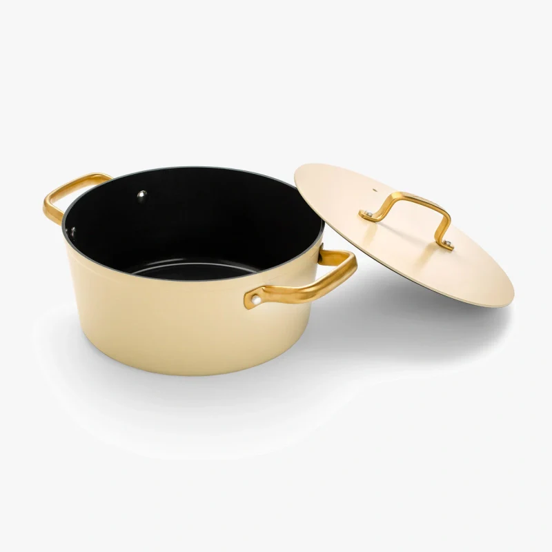 Cacerola Antiadherente Cerámico Serie Samoa Iconic Beige 24 Cm / 4,3 L - Imagen 2