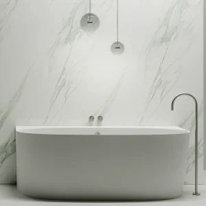 Bañera BECCA de OhMyShower | Blanco Mate | 158x86x58 cm