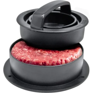 Prensa para Hamburguesas Caseras Apilable – 3 Funciones en 1