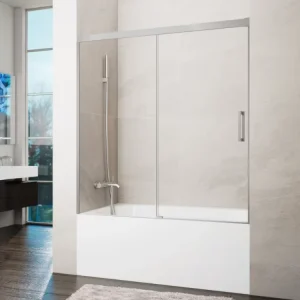 Mampara BASIC Bañera de GME. 1 Fijo + 1 Corredera con Opción de Lateral
