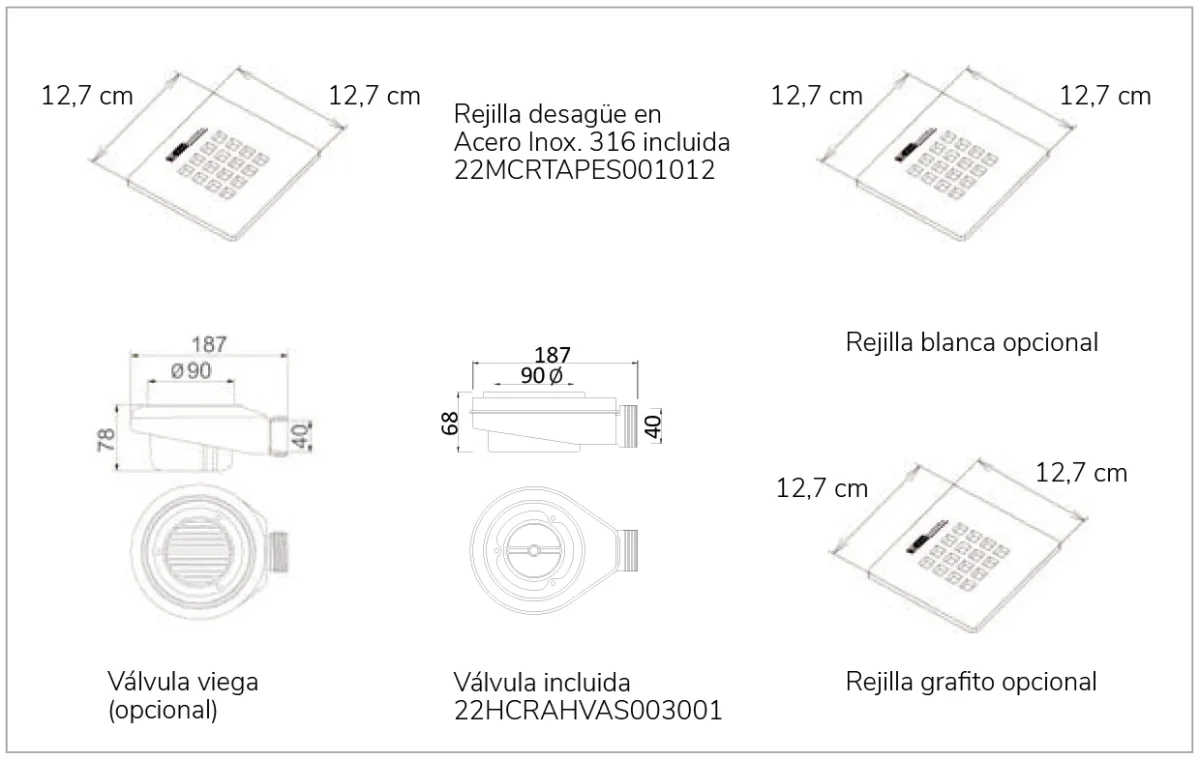 Plato de Ducha Extraplano FONTANA de Kassandra - Imagen 8