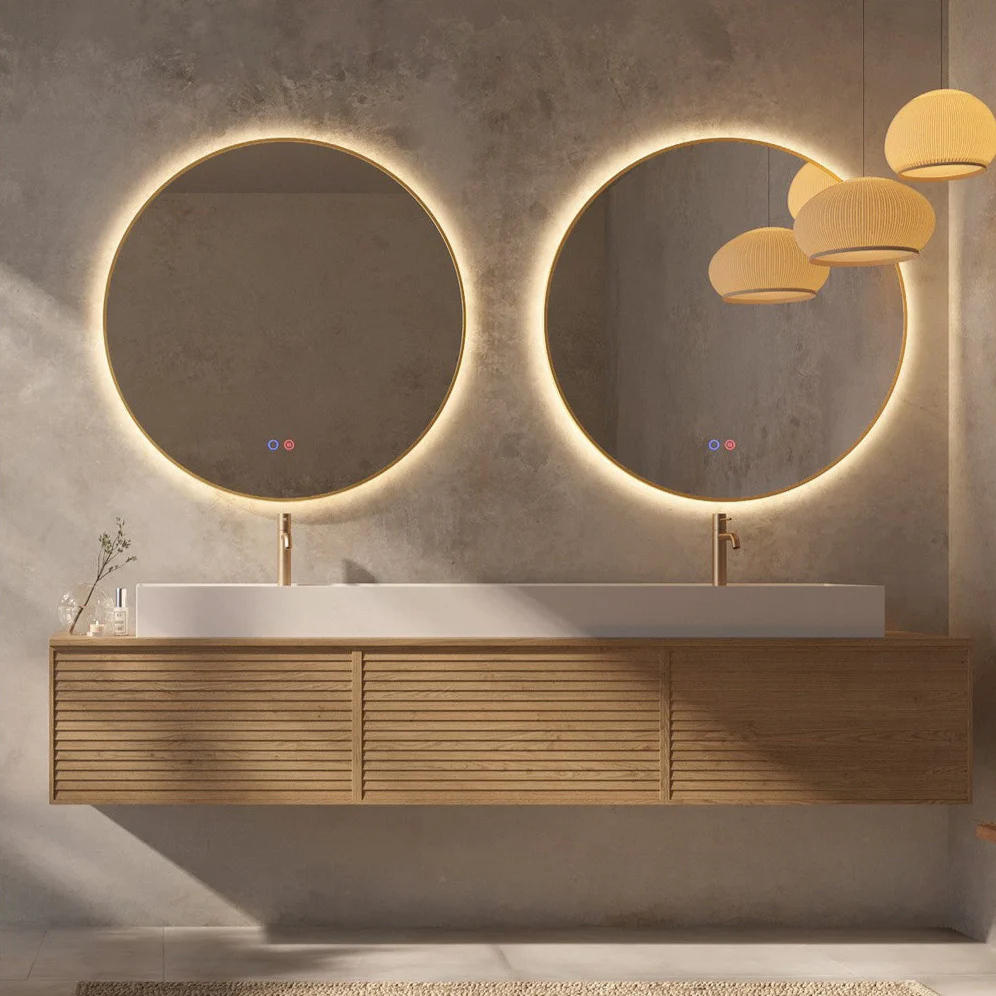 Espejo de baño Led Redondo FUN de Ledimex. de 60, 70 y 80 cm - Imagen 2
