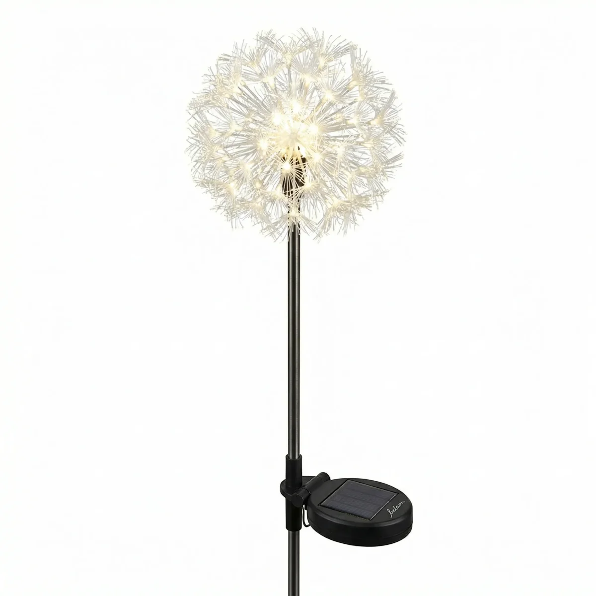 Estaca Solar Diente de León LED Fibra Óptica Luz Blanca | Belavi - Imagen 2