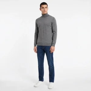 Jersey Cuello Alto Hombre Gris | UP2 Fashion