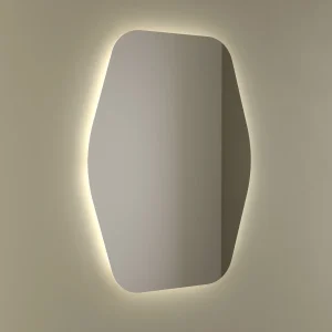 Espejo ORGANIC de Salgar. Con luz led (4,4 W/m - 4000ºK.) IP44
