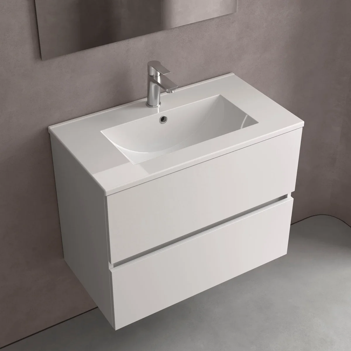 Mueble de baño FUSSION LINE 700 Fondo 40. 2 Cajones 697 x 540 x 385 mm - Imagen 7
