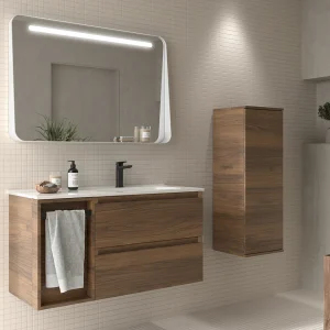 Mueble MODULAR SPIRIT de Salgar. 2 Cajones y Módulo Toallero Extraible de 30 cm